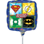 Anagram Air Filled 9"Justice League Balloon