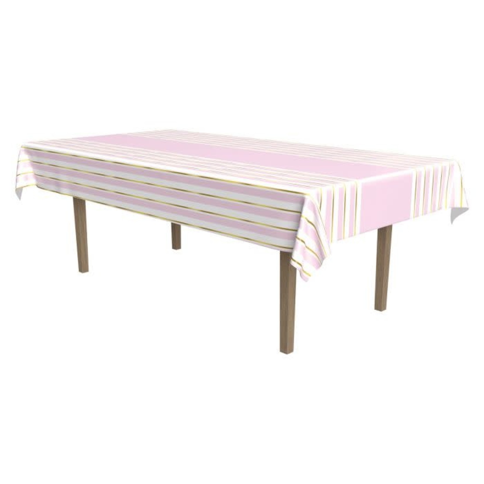 Rose Striped Tablecover