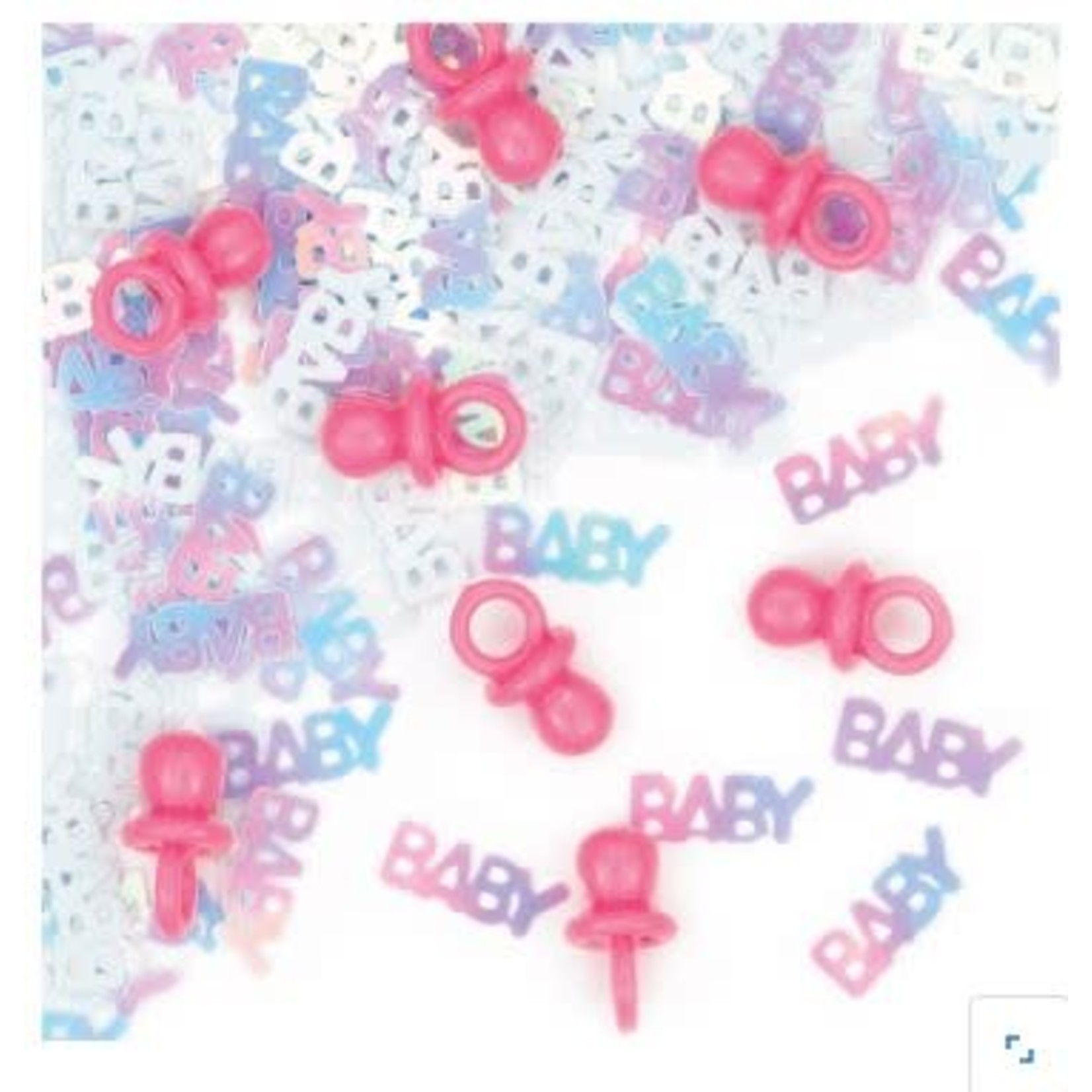 Its a Girl Pacifier Confetti