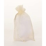 Organza Pouch Beige Large