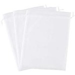 Organza Pouch White Large