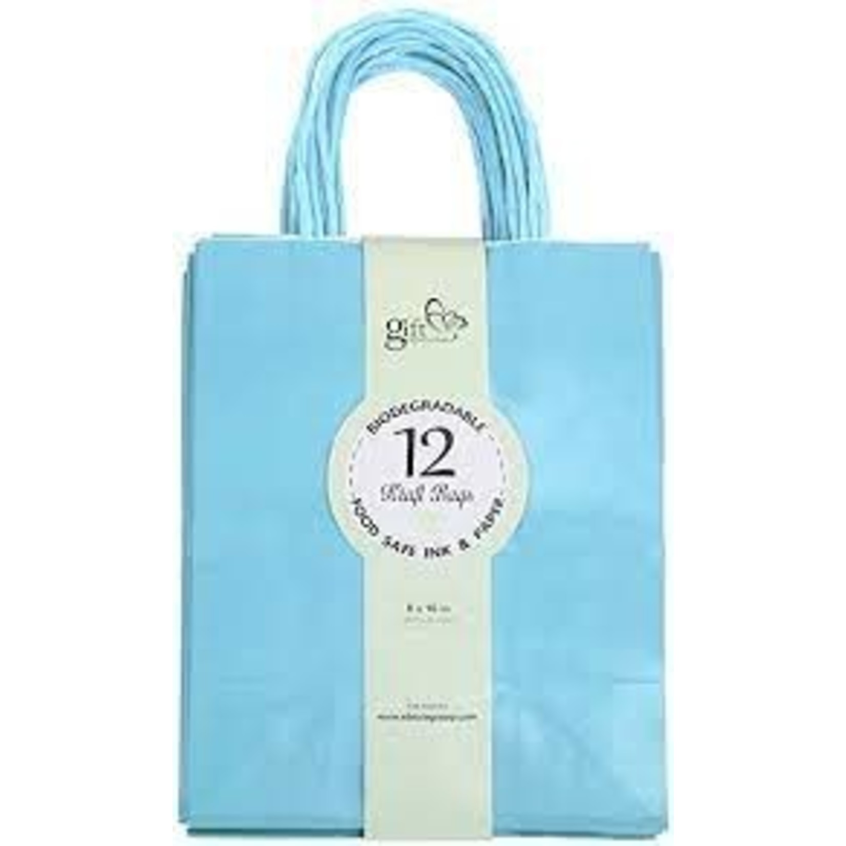 5" X 8 Kraft Bag Light /blue DZ