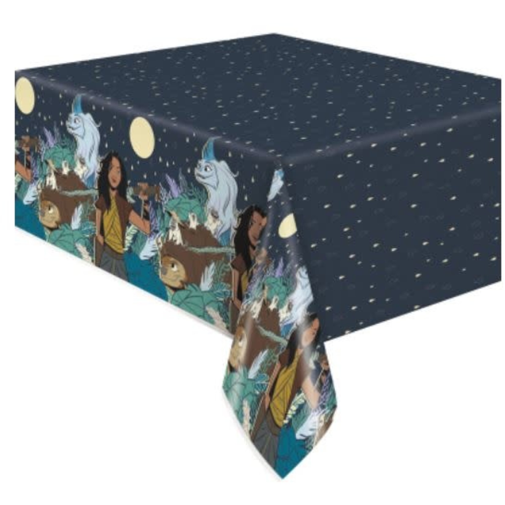 Disney Raya and the Last Dragon Rectangular Plastic Table Cover  54" x 84"