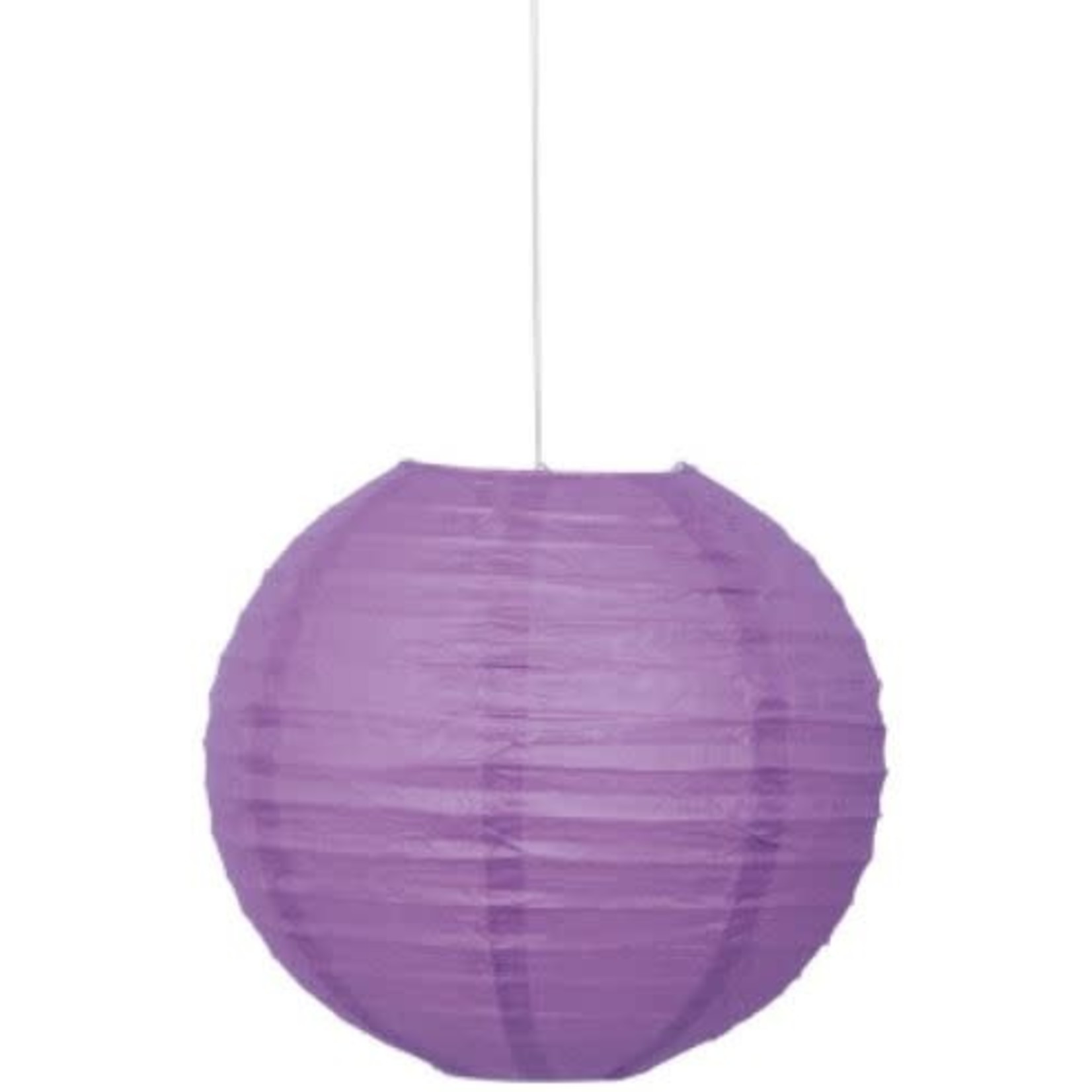 Pretty Purple Solid 10" Round Lantern
