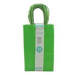 Lime Green Gift Bags 5x8  12ct