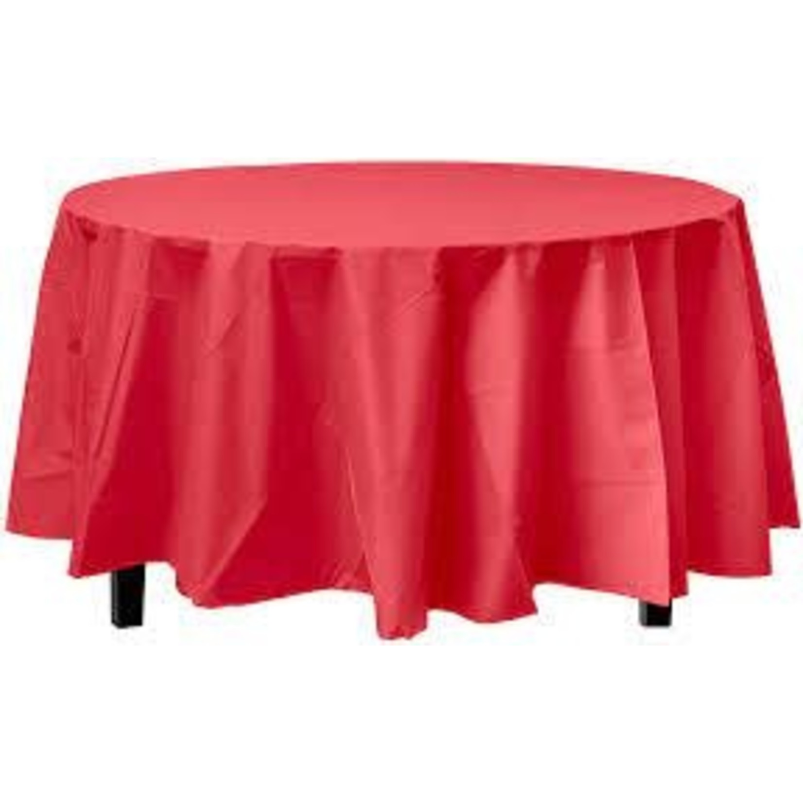 Red Table Cover Round