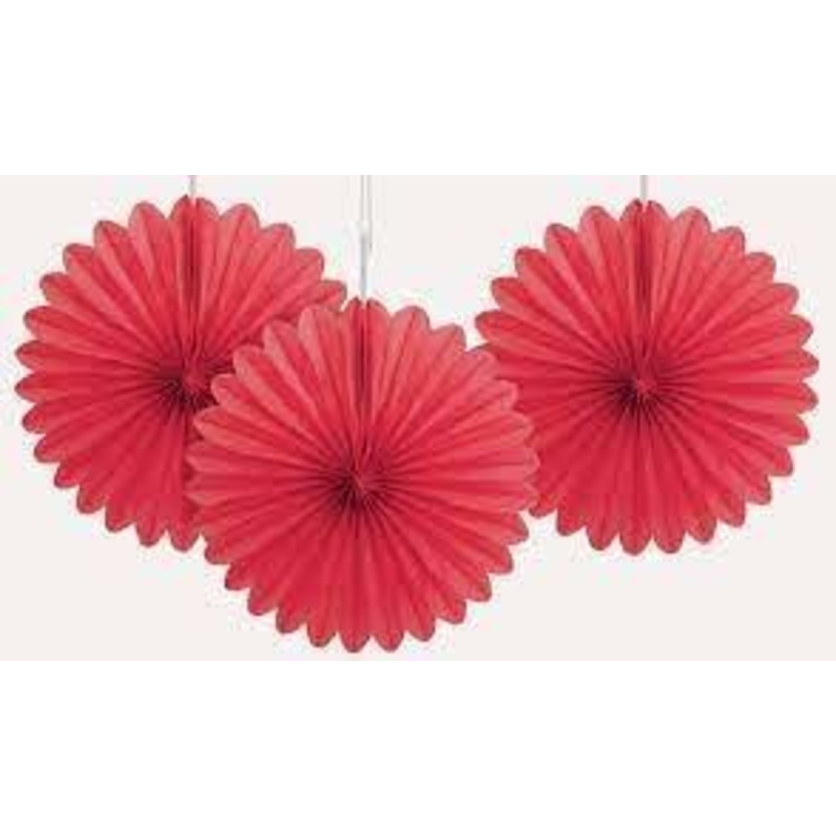 Red Decorative Fans