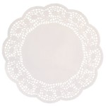 White 10.5" Doilies  16ct