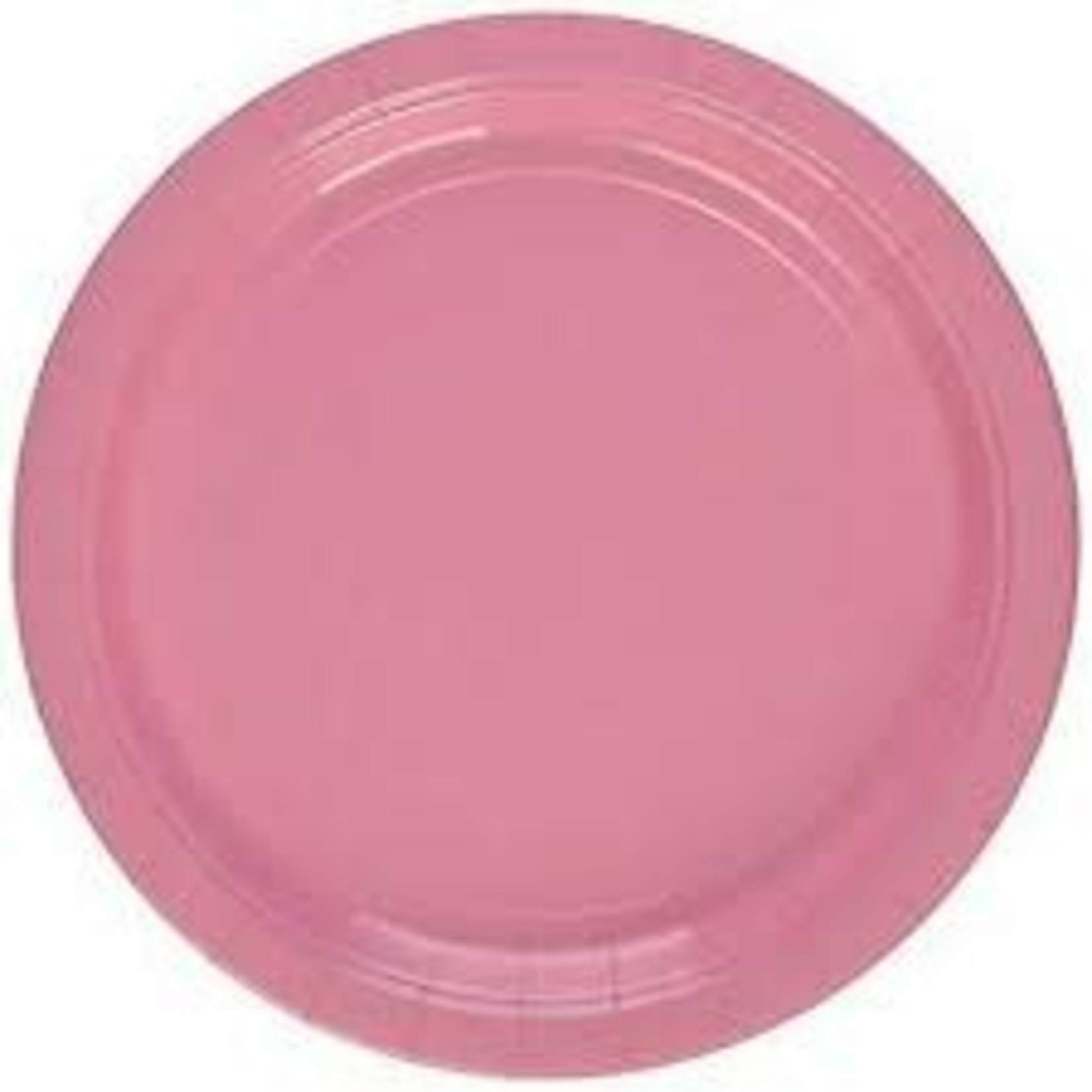 New Pink 9" Round Plates 50ct