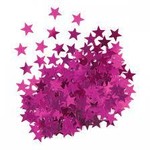 Hot Pink Star Confetti