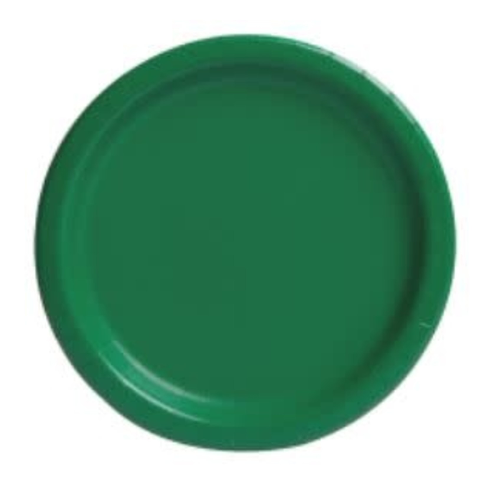 Emerald Green Solid Round 9" Dinner Plates  16ct