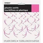 Hot Pink Plastic Swirls