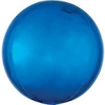 16" Blue Orbz Balloon