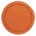 Orange Cake Plates 20ct