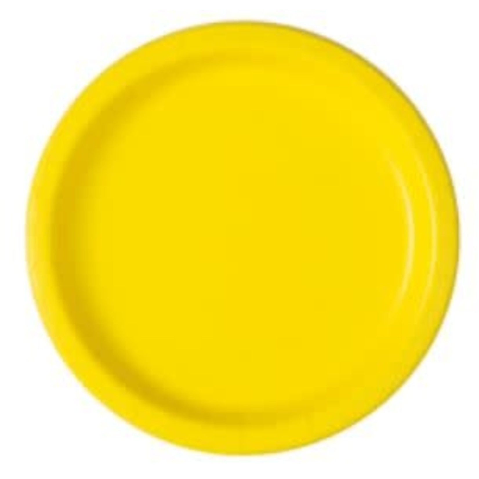 Neon Yellow Solid Round 9" Dinner Plates  16ct