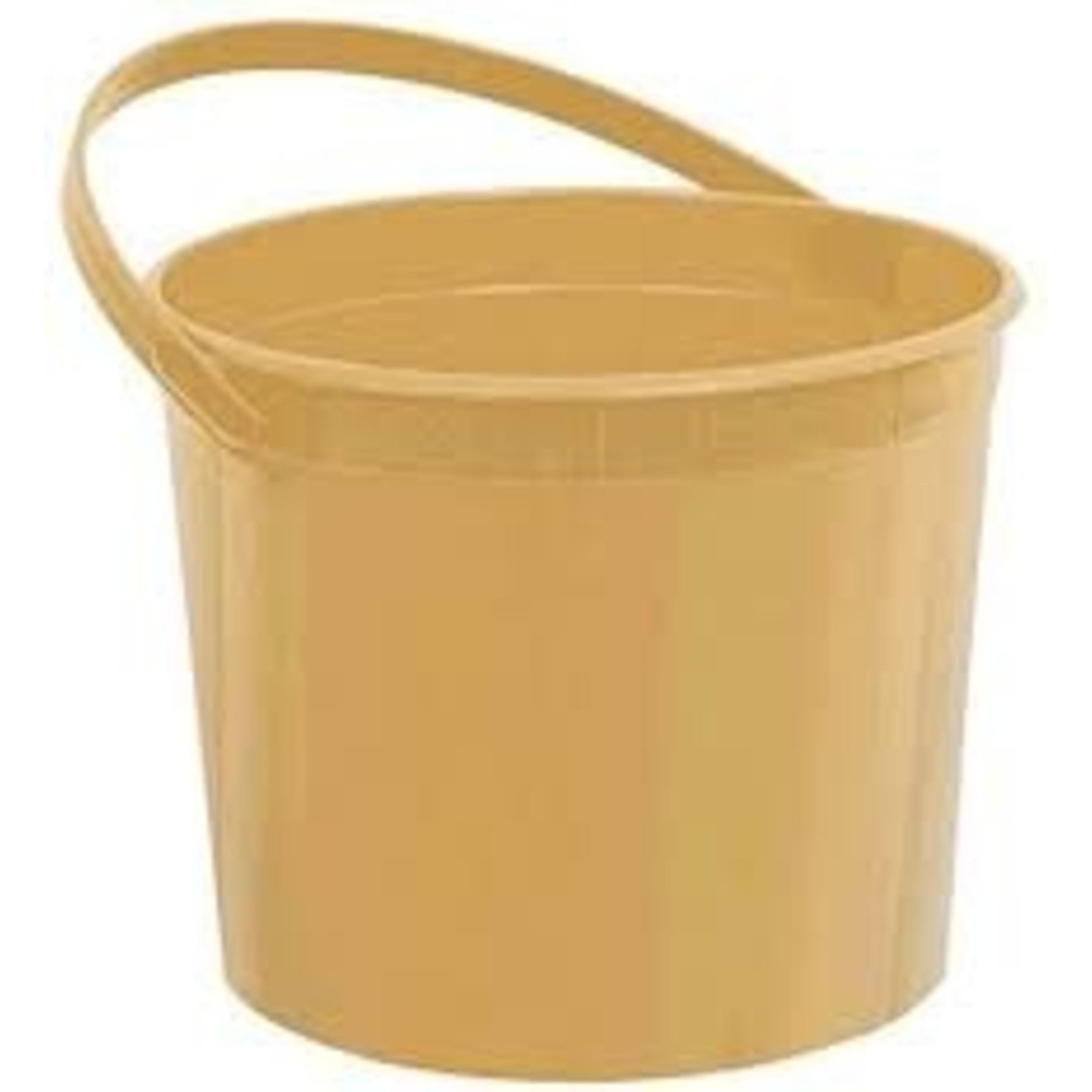 Golden Plastic Bucket