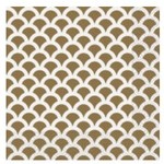 Gold Scallop Luncheon Napkins  16ct