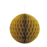 Gold Solid 8" Honeycomb Ball