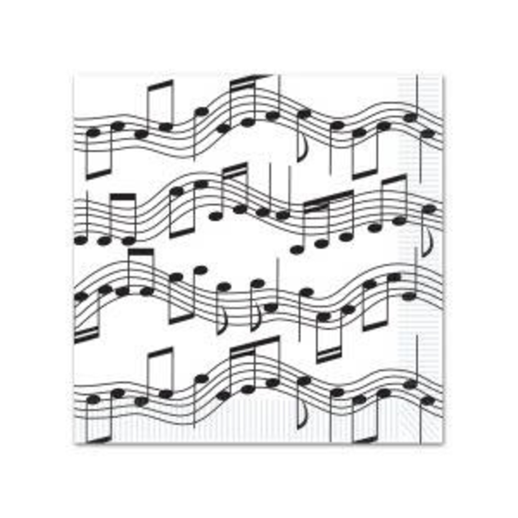 Musical Note Napkins 16ct