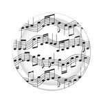 7" Musical Note 8ct Plate