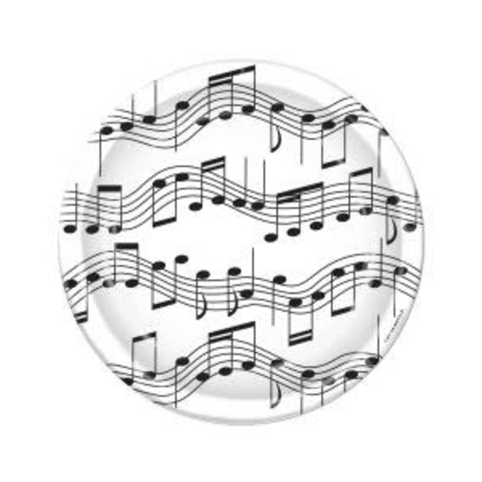 7" Musical Note 8ct Plate