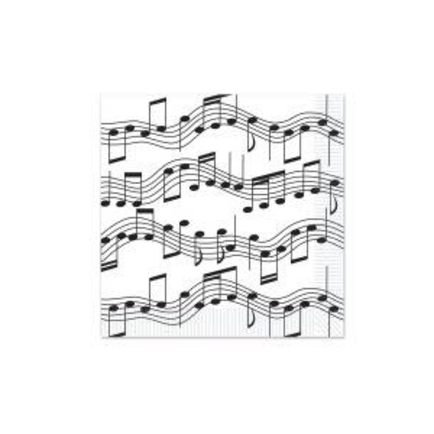Musical Notes 16ct Napkin