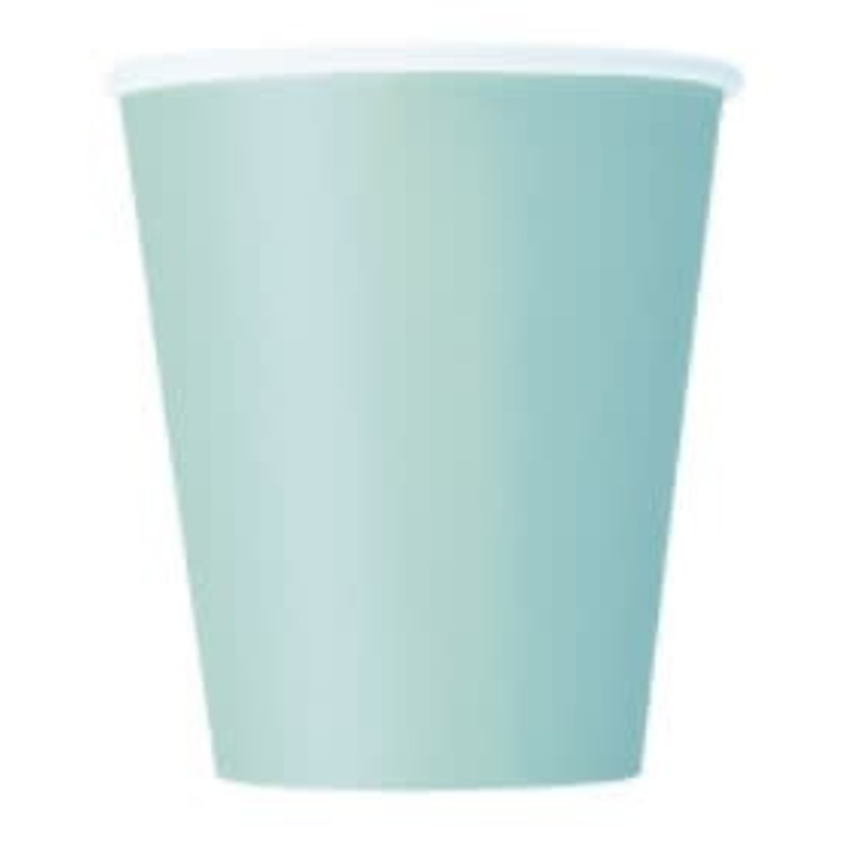 Mint Solid 9oz Paper Cups  14ct