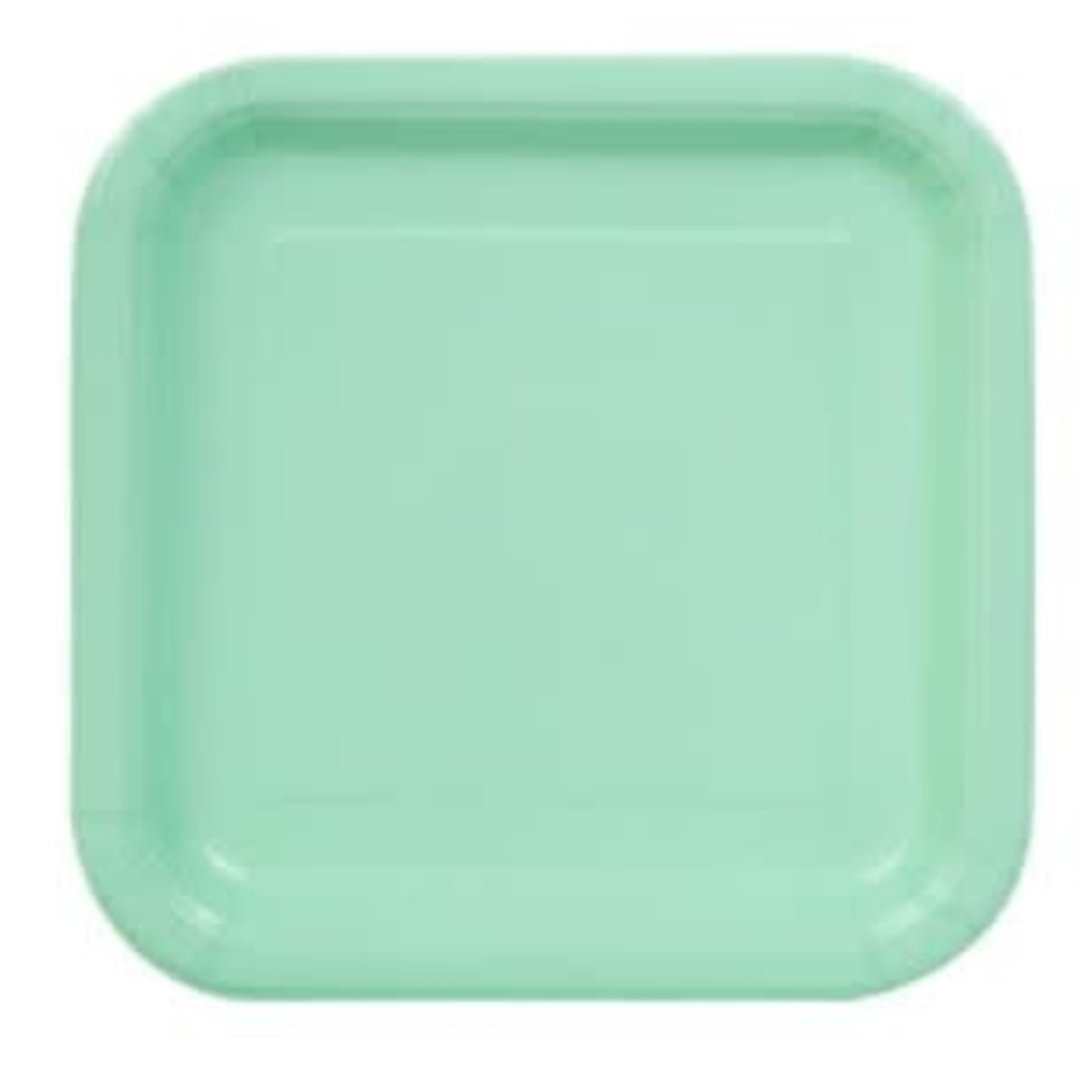 Mint Solid Square 7" Dessert Plates  16ct