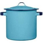Cinsa Enamel Stock Pot With Lid 15qt