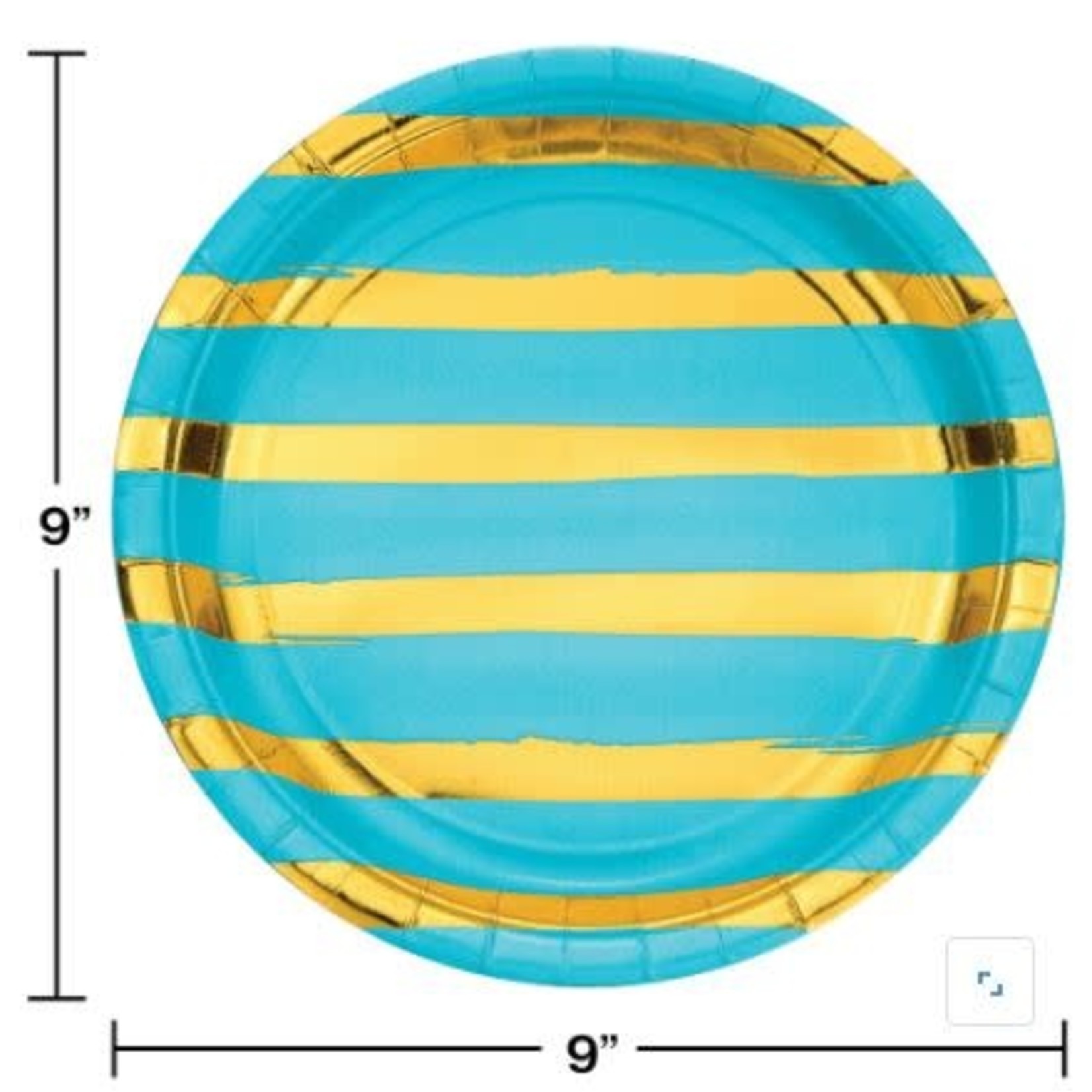 Bermuda Blue Plates 8ct