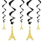 Eiffel Tower Whirls 5pc