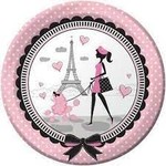 Paris Theme Luncheon Plate