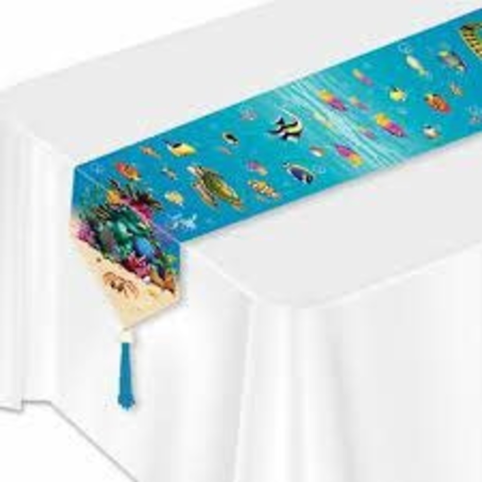 Printed Under The Sea Table Runner