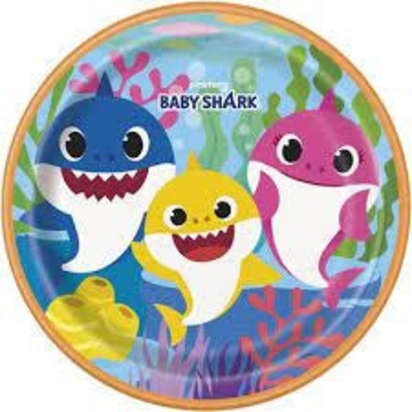 Babby Shark Plates