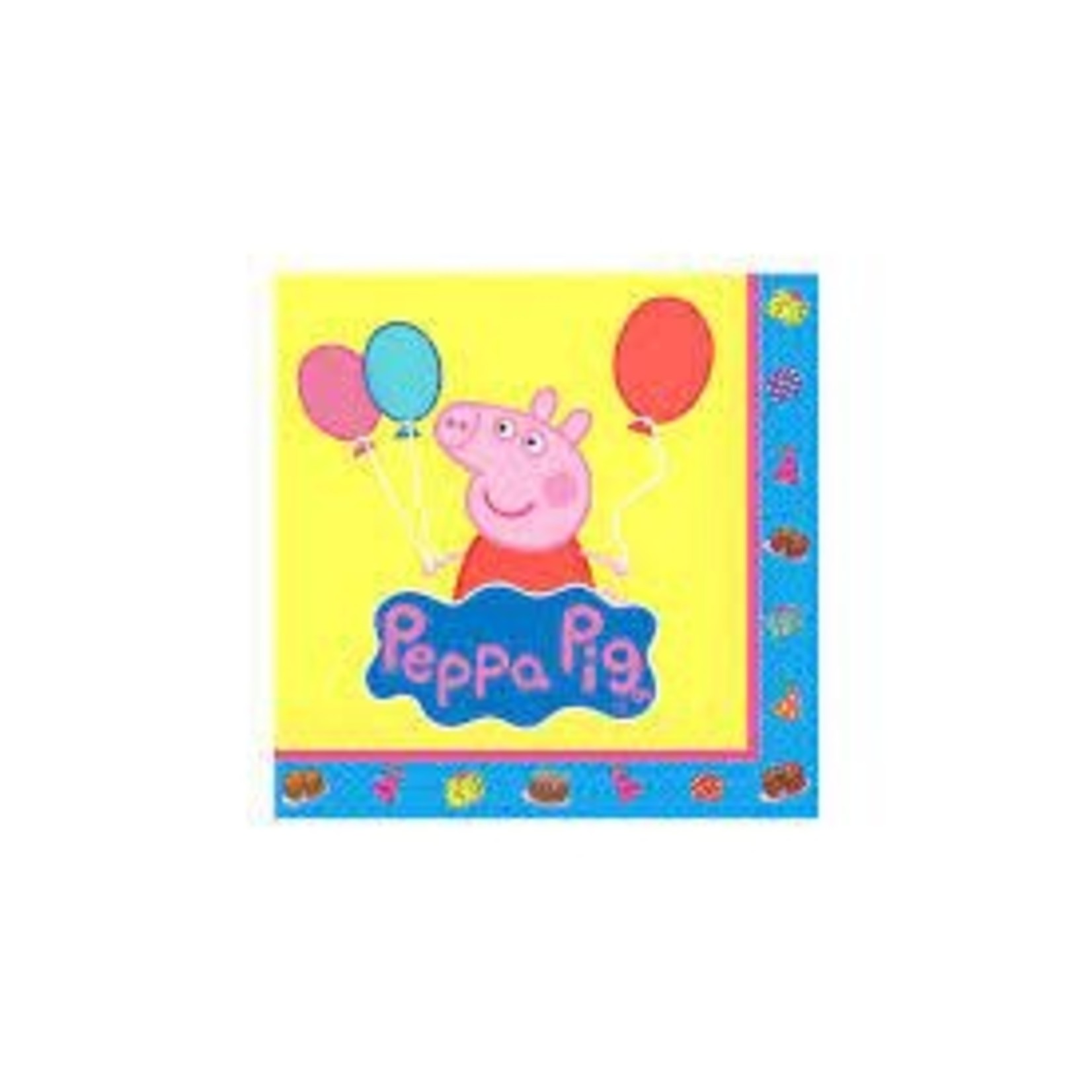 Peppa Pig Napkins 9x9