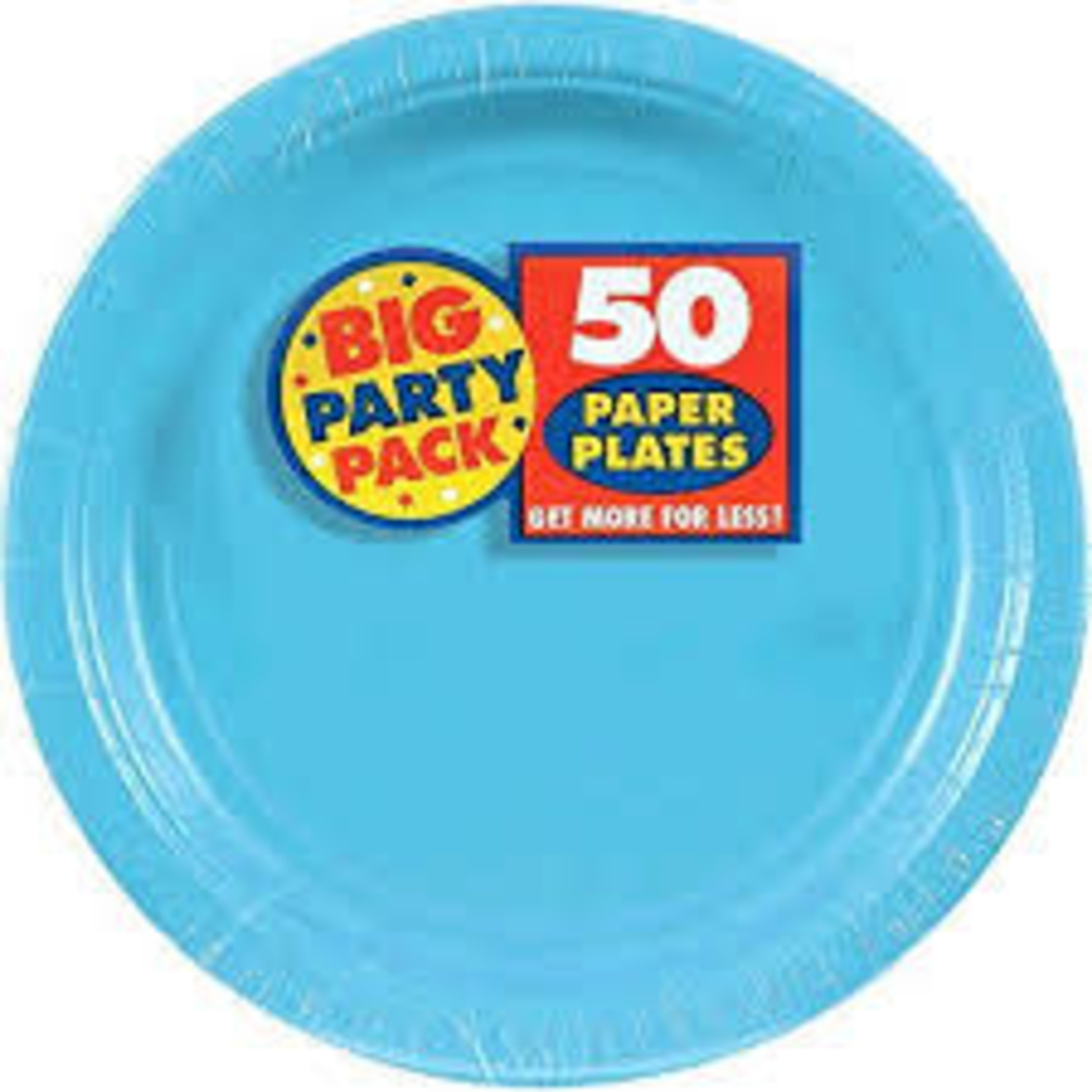 Pastel Blue Plates 50ct