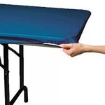 Royal Blue Stay Put Plastic Table Cover