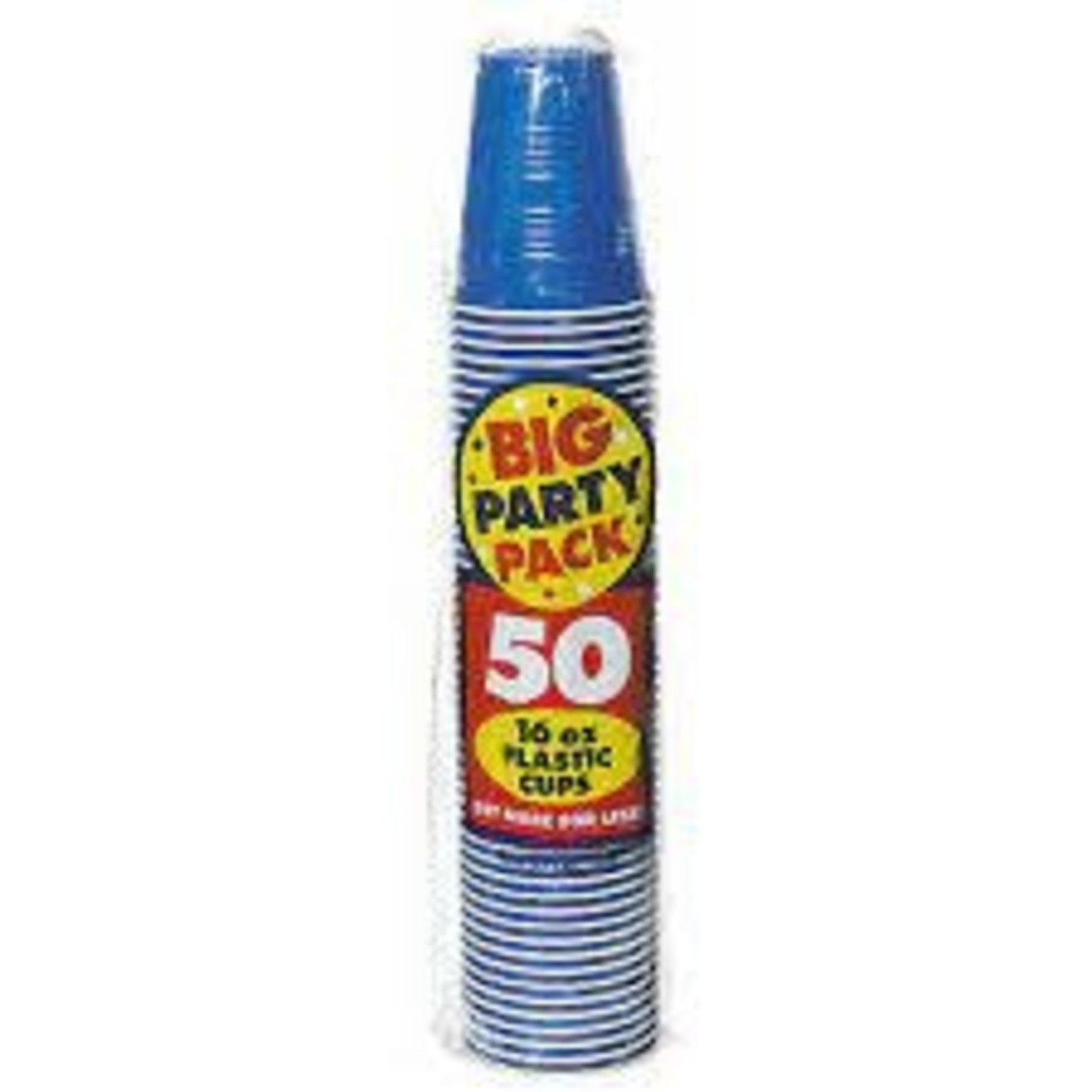 Big Party Plastic Cups 50ct