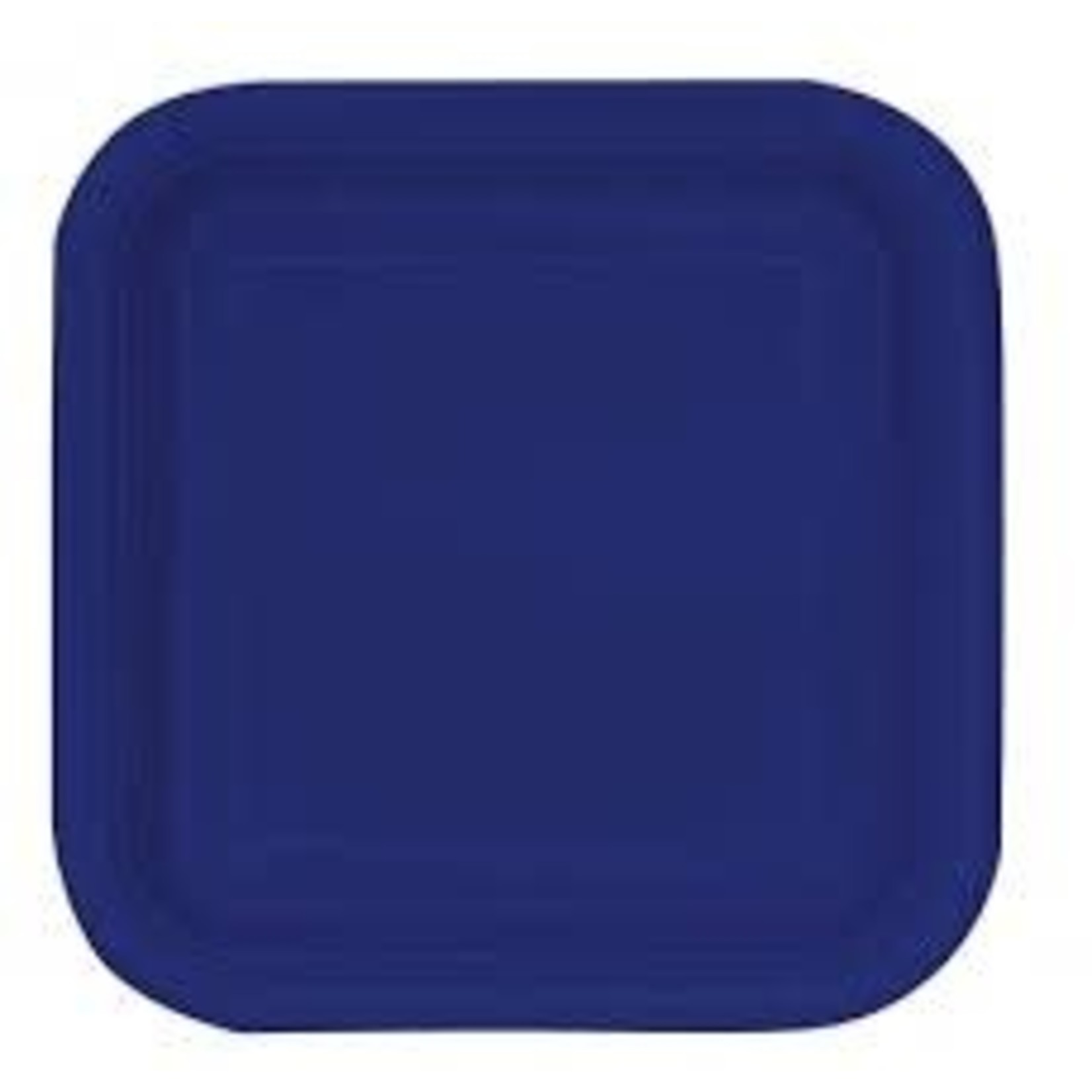 Navy Blue Square Plates 14ct