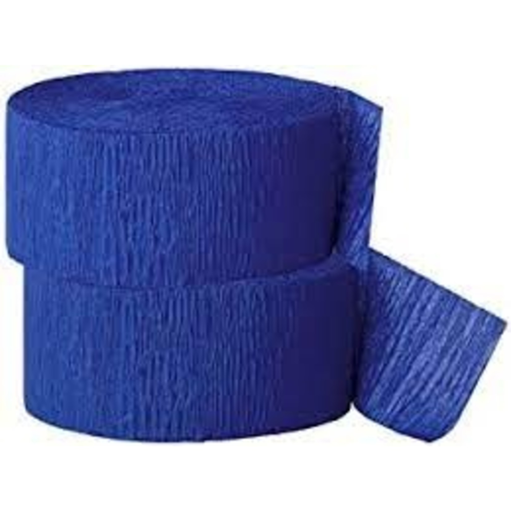 Packaged, Jumbo Roll Crepe - Bright Royal Blue
