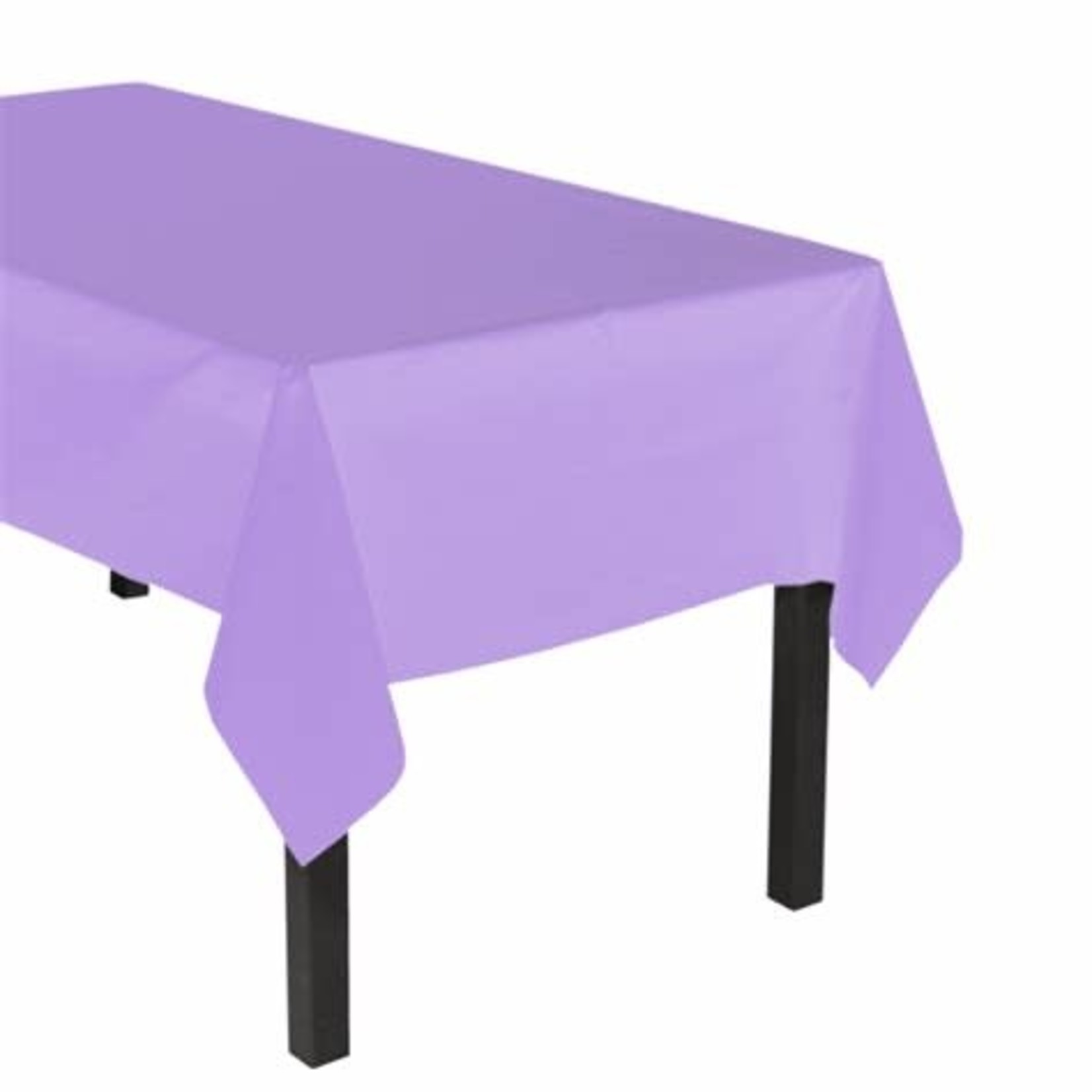 Lavender Solid Rectangular Table Cover 54"x108"