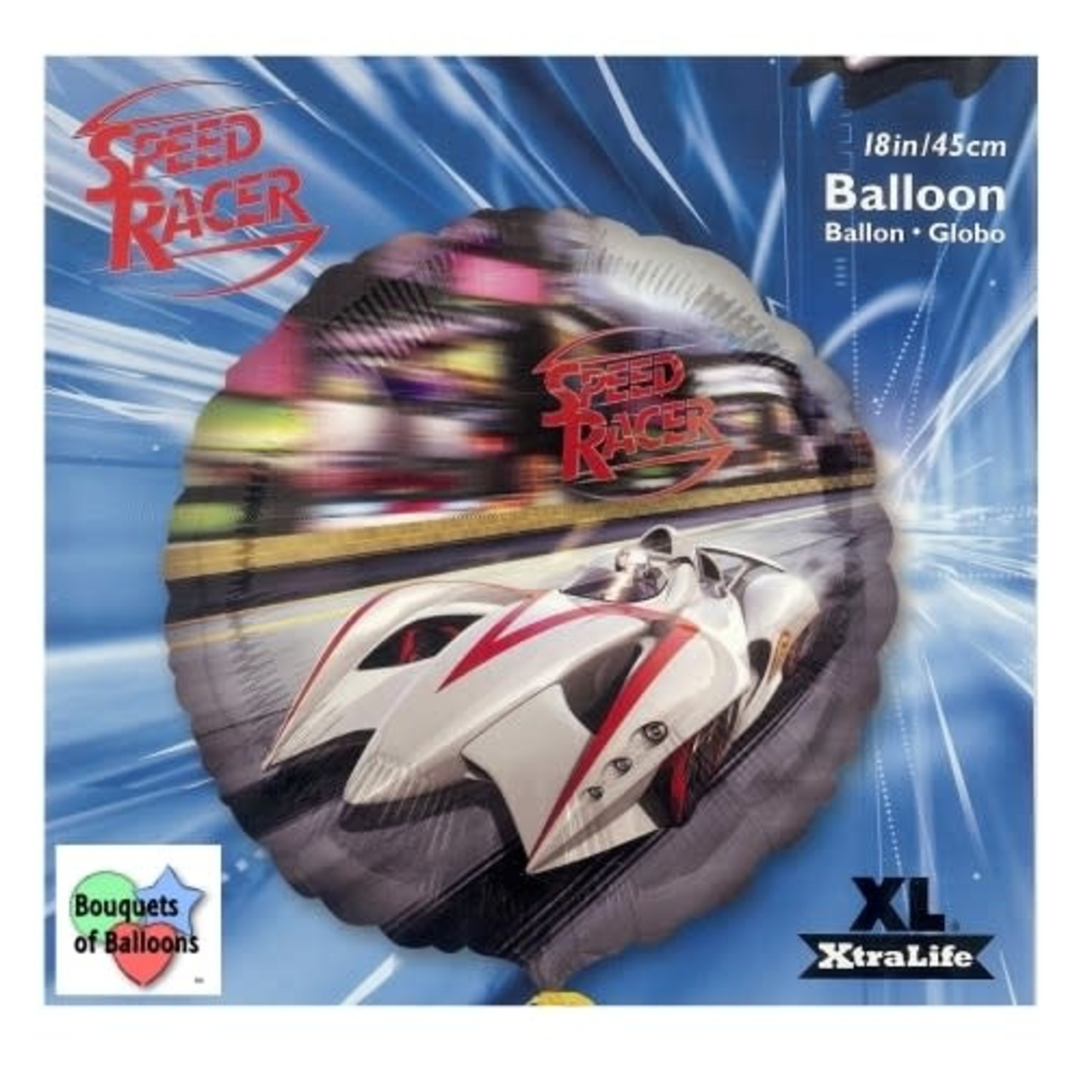 Anagram 18" Speed Racer Balloon