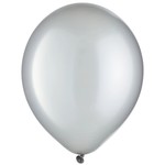 12" Pearl Silver Balloons 10ct
