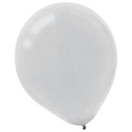 12" Pearlized Silver 15ct Balloon