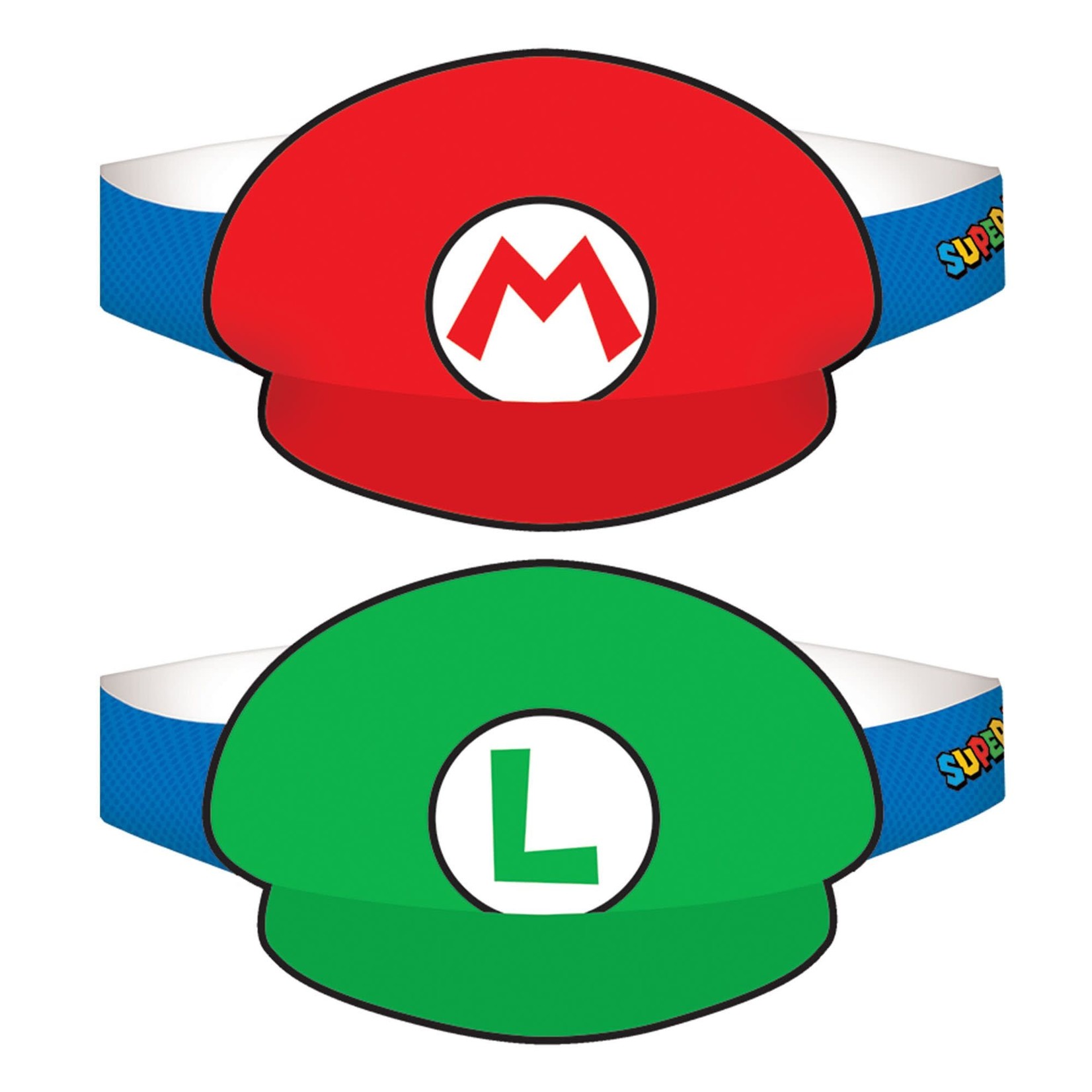 Super Mario Paper Hats