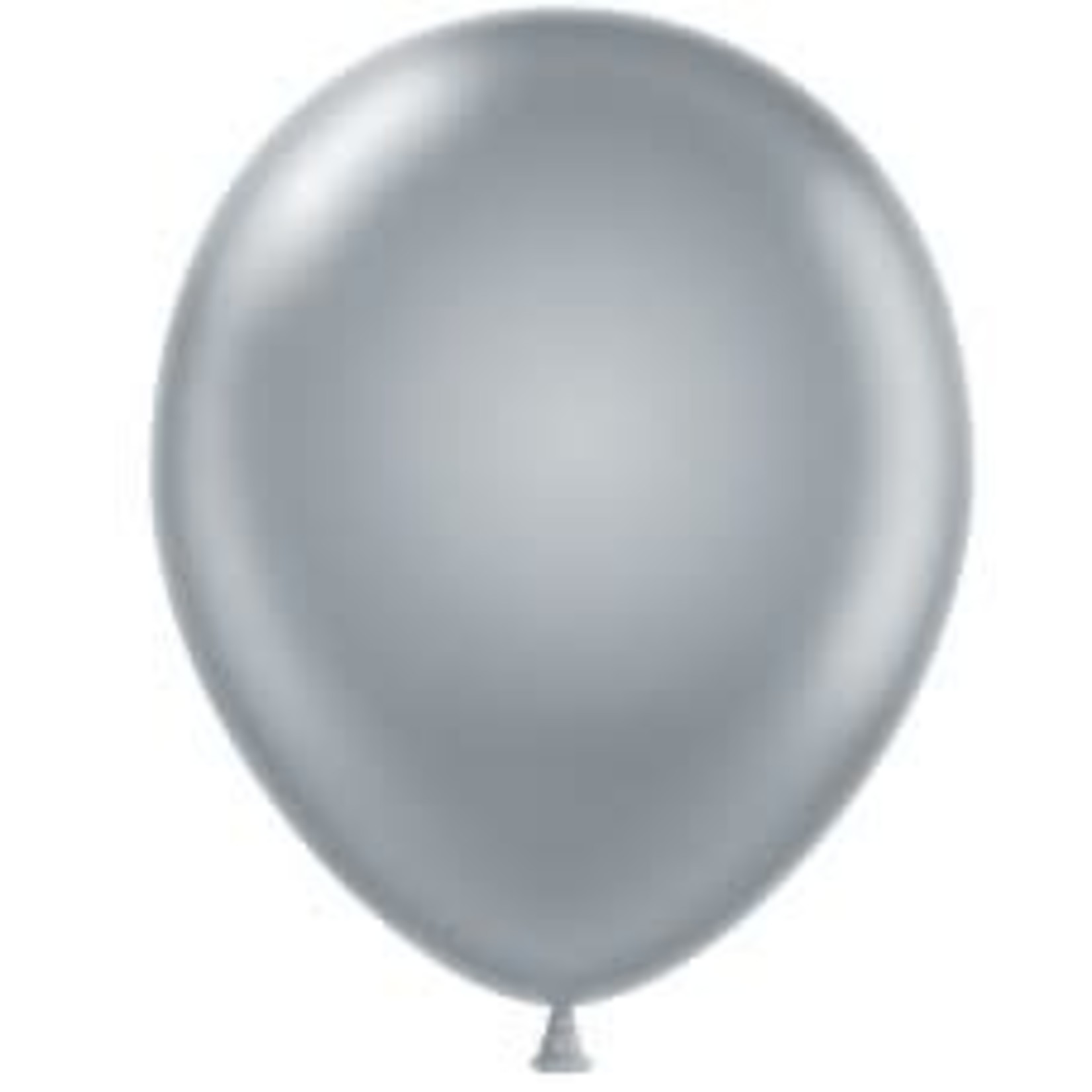 Tuftex 5" Tuftex Silver 50ct Balloon