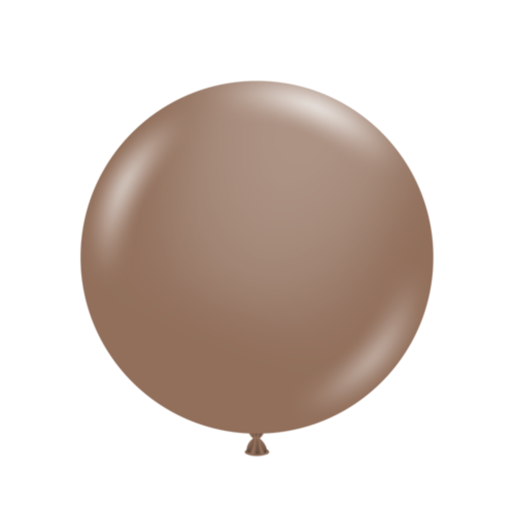 17" Tuftex Cocoa 50ct Balloon