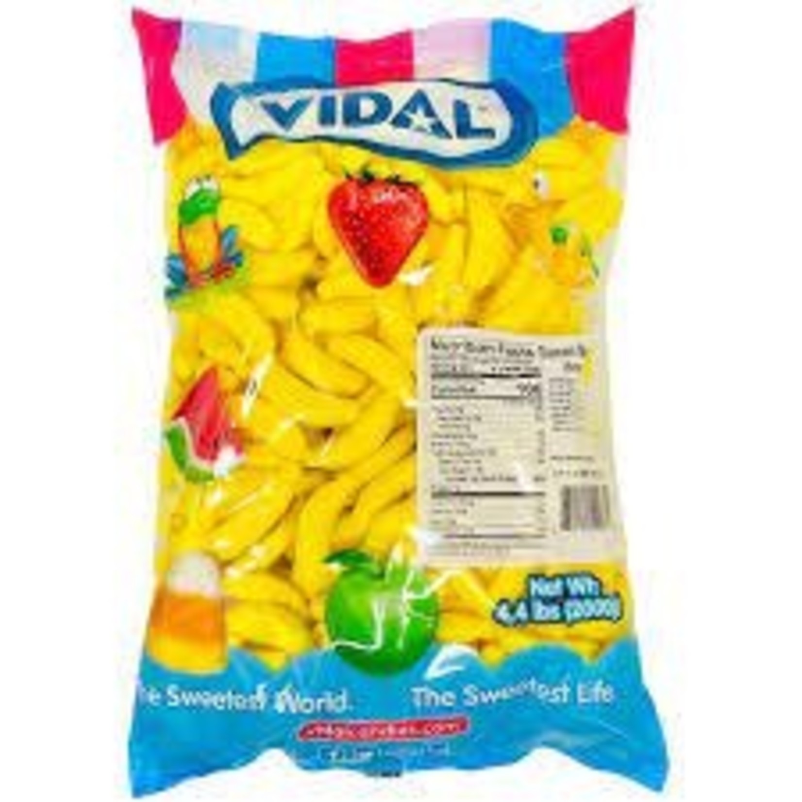 Vidal Gummi Bananas 4.4lb