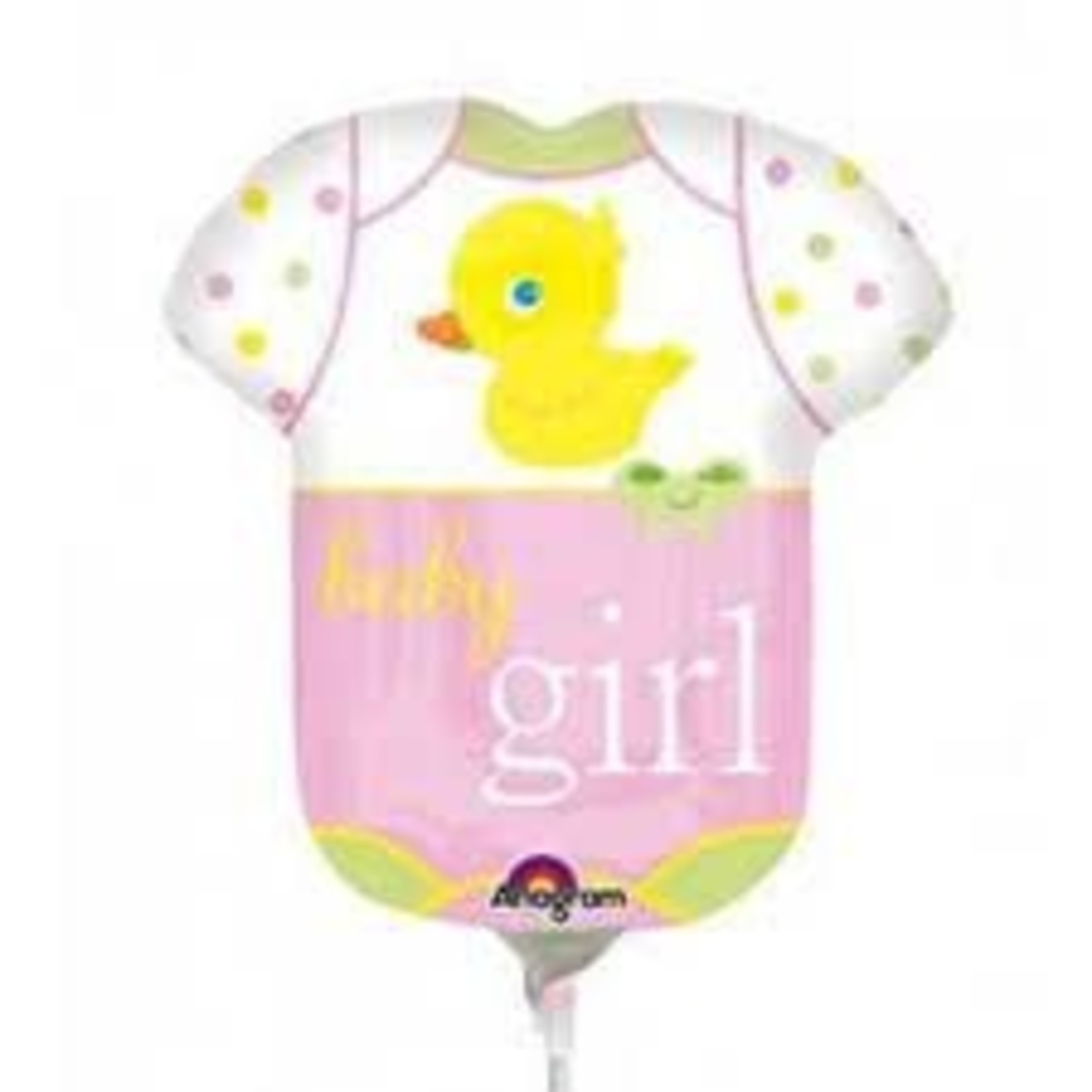 Anagram Air Filled 14" Baby Girl Onesie Balloon
