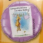 Qualatex 18" Congrats New Baby Balloon